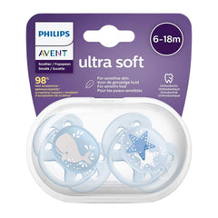 Philips Avent Ultra Soft Emzik 6-18 Ay Erkek
