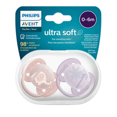 Philips Avent Ultra Yumuşak Emzik 0-6 Ay 2'li Kız