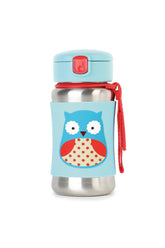 Skip Hop Pipetli Paslanmaz Çelik Suluk Baykuş 350ml