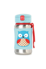 Skip Hop Pipetli Paslanmaz Çelik Suluk Baykuş 350ml