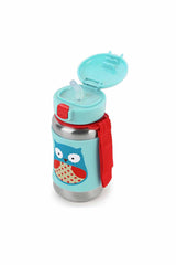 Skip Hop Pipetli Paslanmaz Çelik Suluk Baykuş 350ml