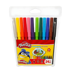 Playdoh 12 Renk Keçeli Kalem 2mm