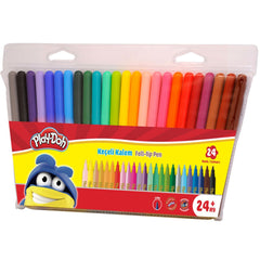Playdoh 24 Renk Keçeli Kalem PVC 2mm