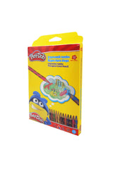 Play-Doh Oluklu Jumbo Kuru boya 12li