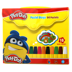 Play-Doh 18 Renk Pastel Boya Çantalı