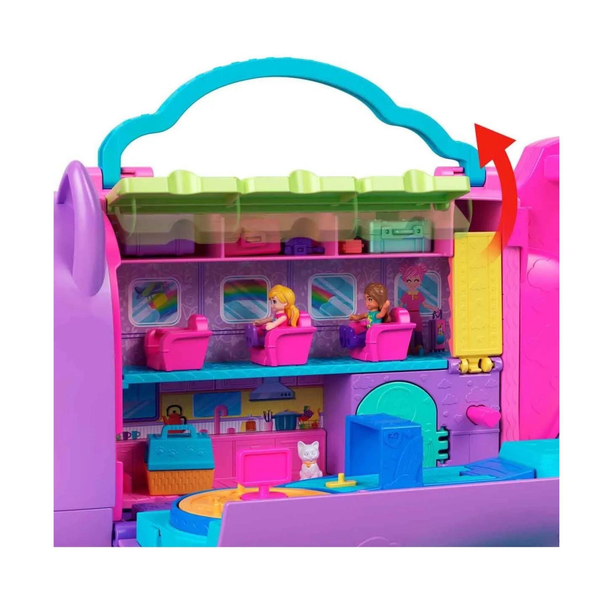 Polly Pocket Adventures in Rio Uçak Oyun Seti