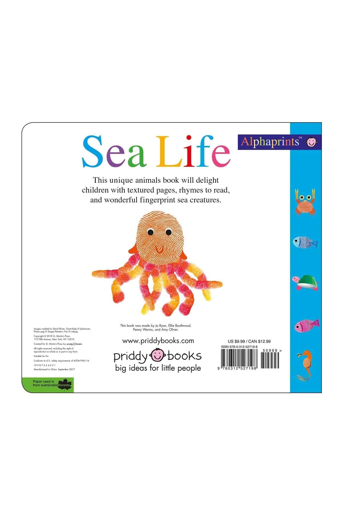 Priddy Books Alphaprint Sea Life - Welcome Baby