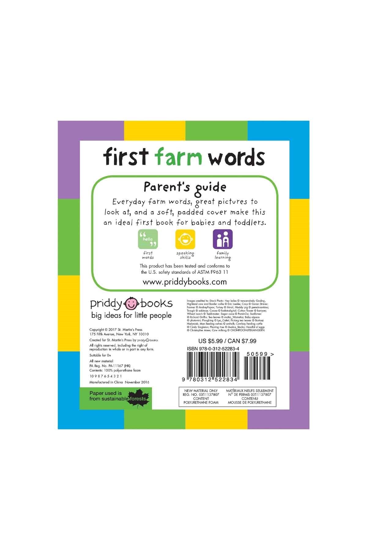 Priddy Books First 100 STT Farm Words - Welcome Baby