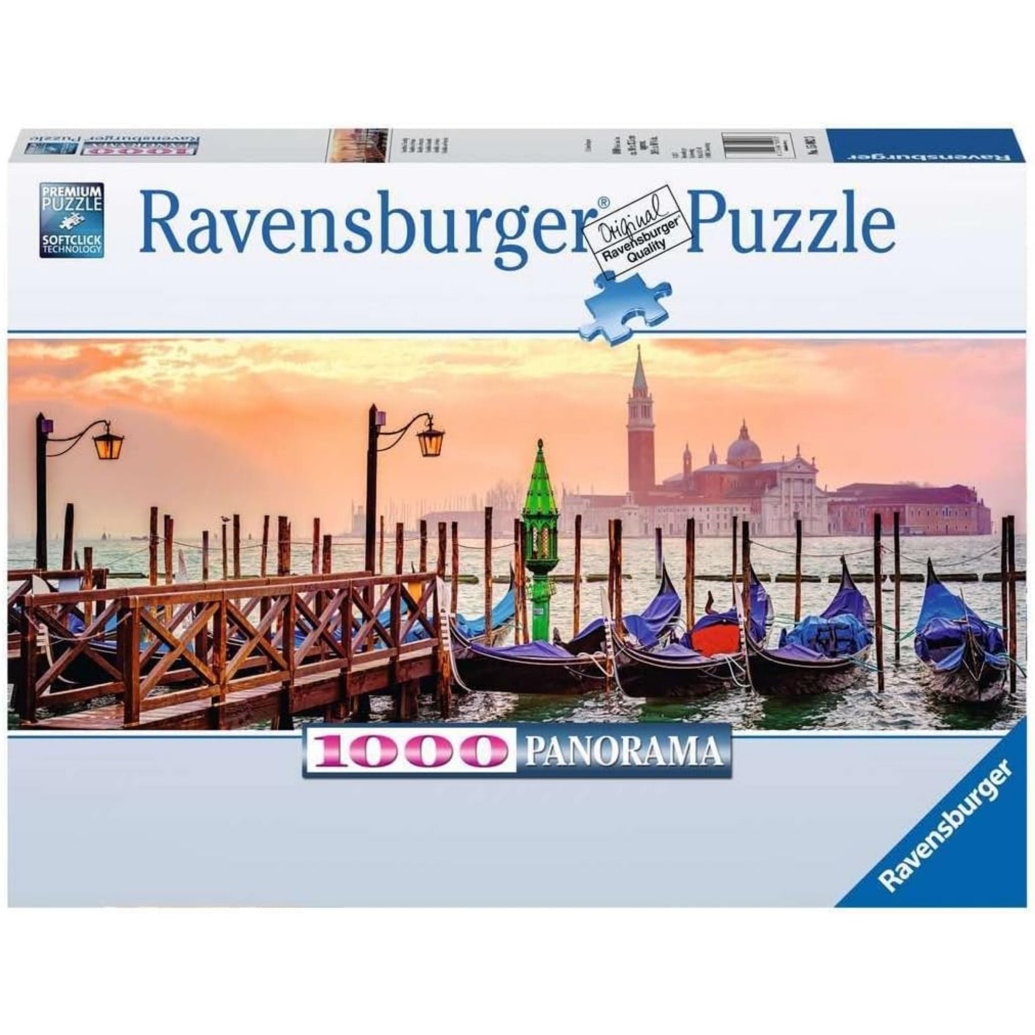 Ravensburger 1000 Parçalı Panoramik Puzzle Gondollar - Welcome Baby