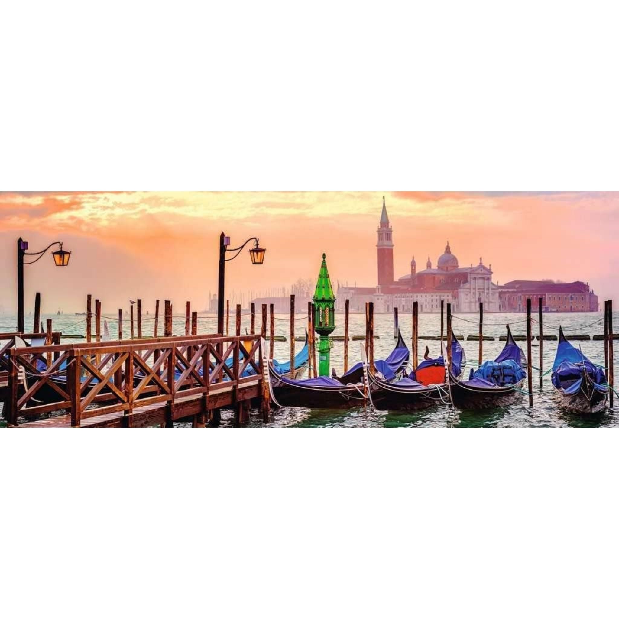 Ravensburger 1000 Parçalı Panoramik Puzzle Gondollar - Welcome Baby