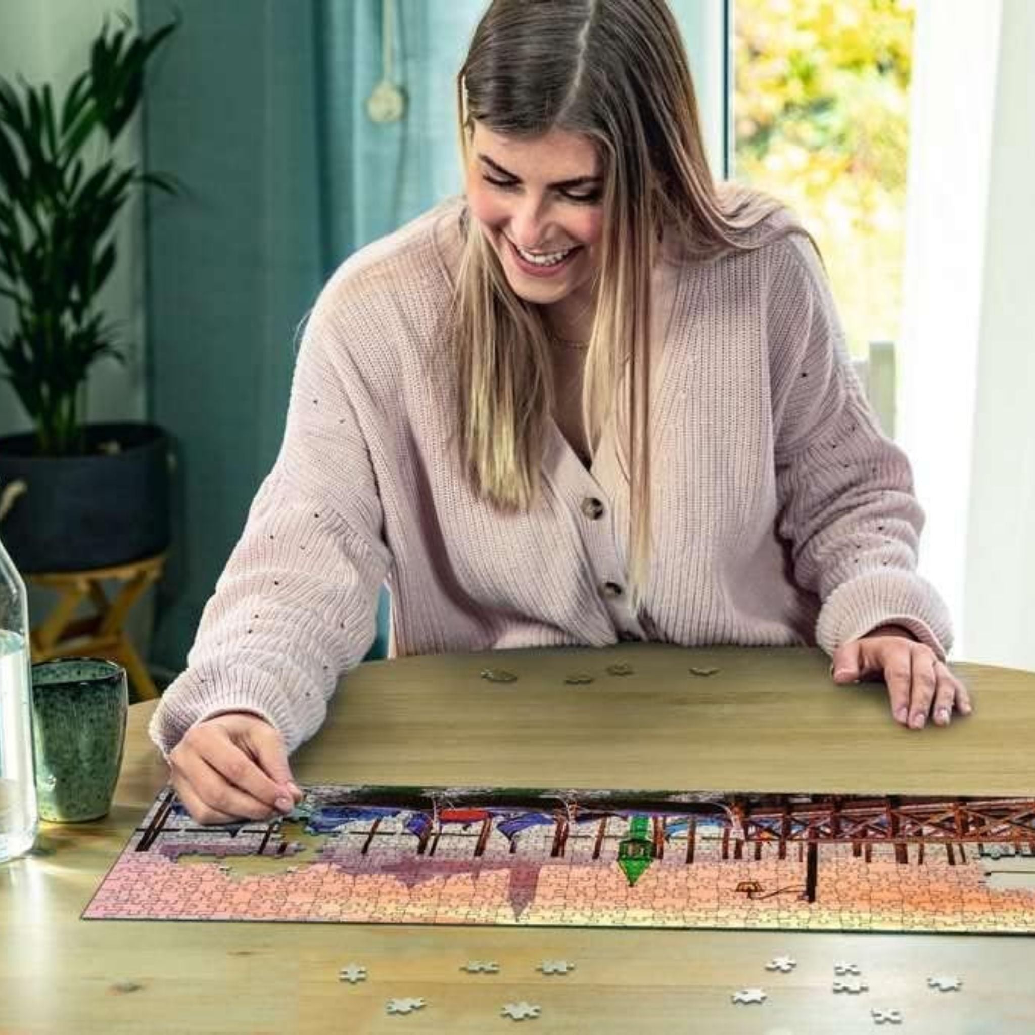 Ravensburger 1000 Parçalı Panoramik Puzzle Gondollar - Welcome Baby