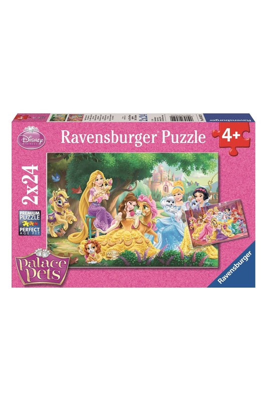 Ravensburger 2x24 Parçalı Puzzle Prenses´in Arkadasları