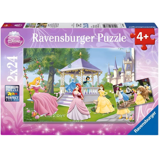 Ravensburger 2x24 Parçalı Puzzle Walt Disney Büyülü Prensesler