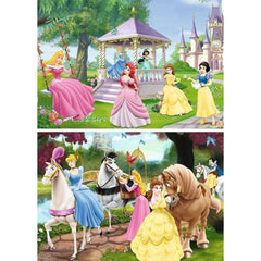 Ravensburger 2x24 Parçalı Puzzle Walt Disney Büyülü Prensesler