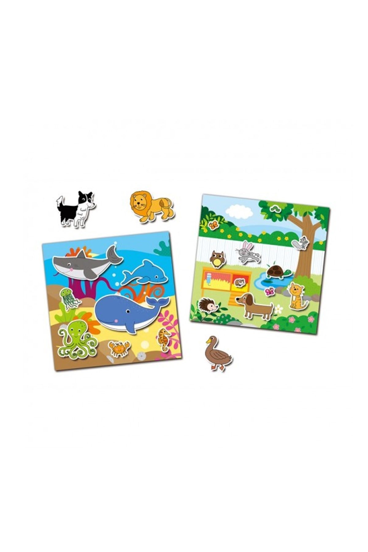Galt Reusable Sticker Book Animals 3 Yaş+