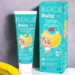 Rocs Baby 0-3 Yaş Muz Püresi Tadında Diş Macunu