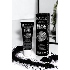 Rocs Black Edition Kömür Özlü Beyazlatıcı Diş Macunu