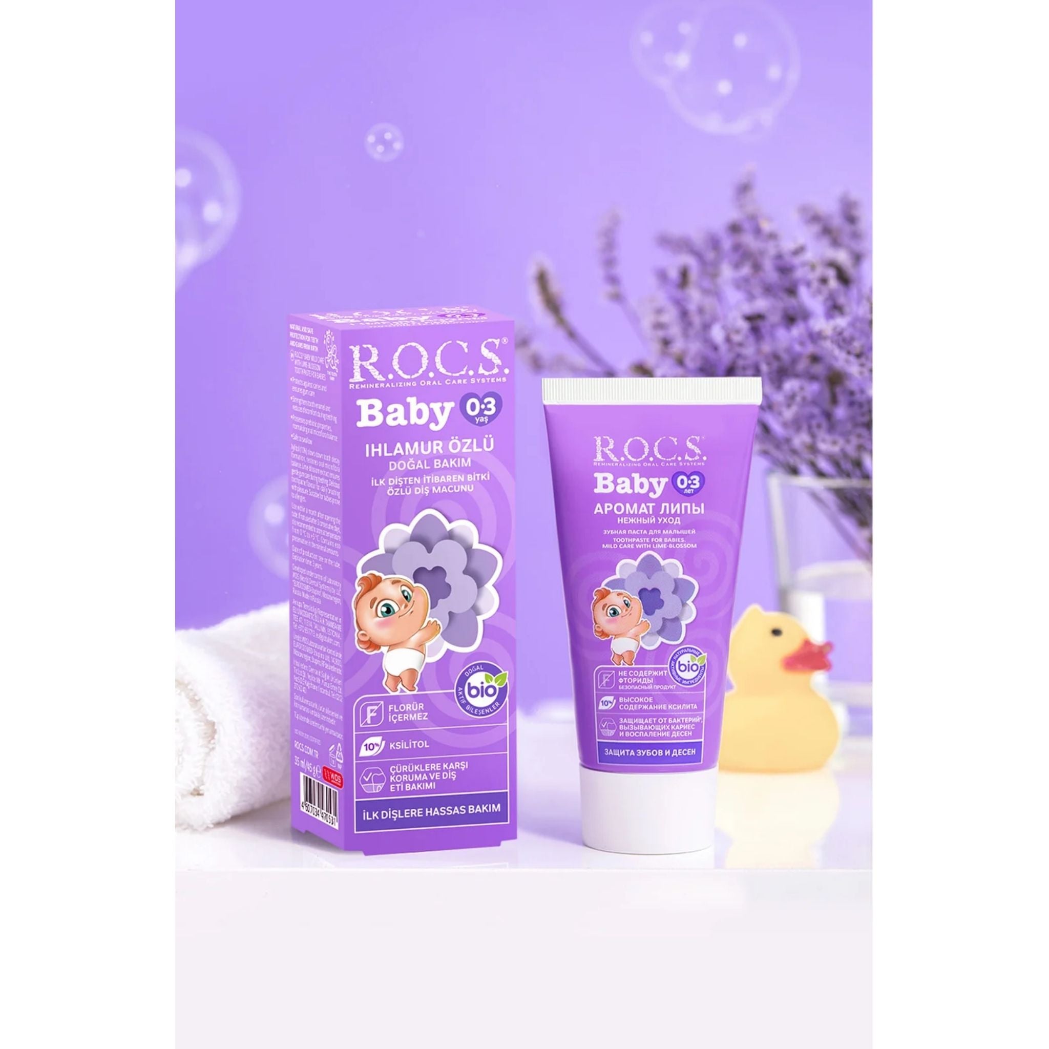 Rocs 0-3 Yaş Ihlamur Aromalı Diş Macunu - Welcome Baby