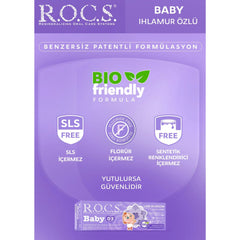 Rocs 0-3 Yaş Ihlamur Aromalı Diş Macunu - Welcome Baby