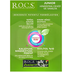 Rocs Junior 6-12 Yaş Hindistan Cevizi Aromalı Diş Macunu