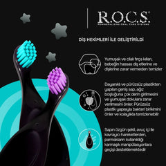 Rocs Neon Baby 0-3 Yaş Bebek Diş Fırçası Yumuşak