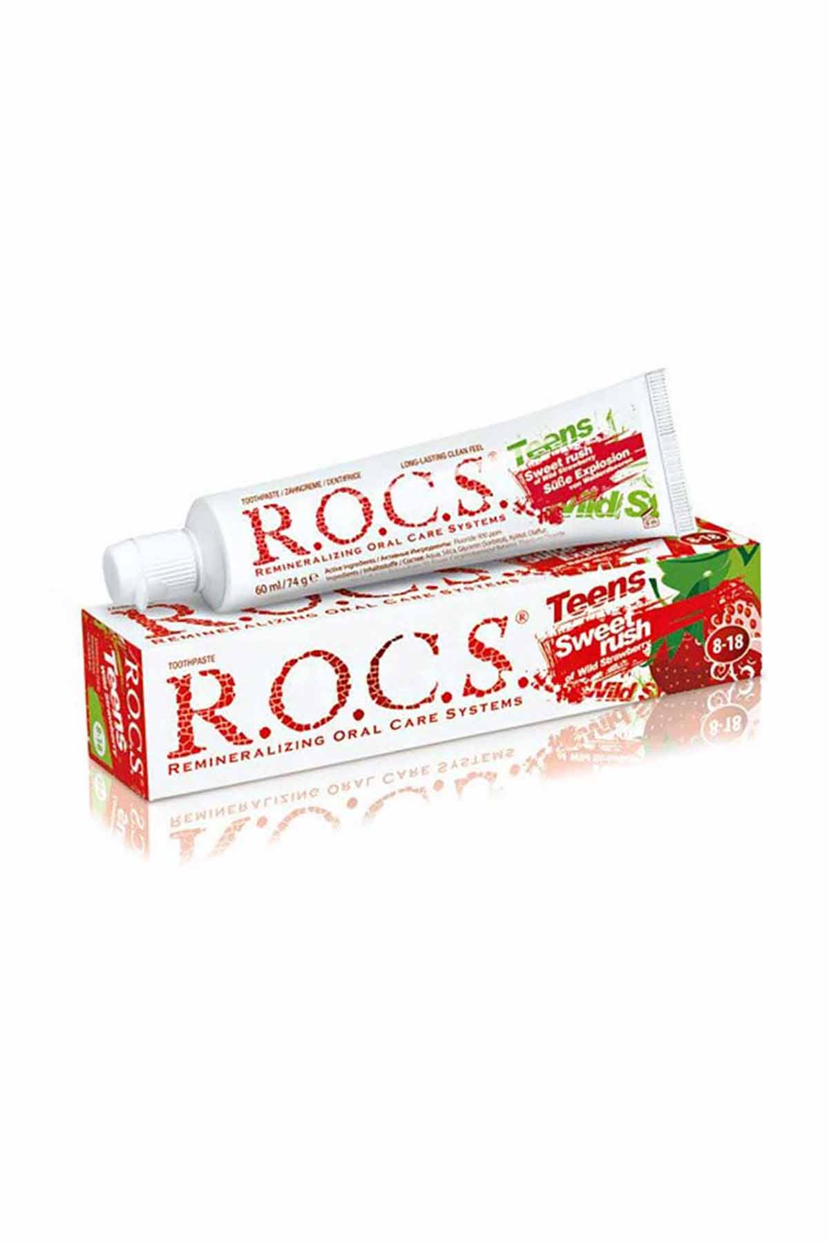 Rocs Teens 8-18 Çilekli Diş Macunu