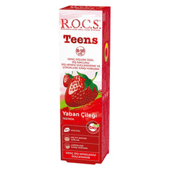 Rocs Teens 8-18 Yaş Yaban Çileği Tadında Diş Macunu 74gr