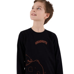 Roly Poly Erkek Çocuk Uzun Kollu Pijama Takım Siyah