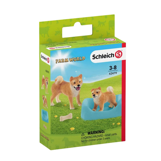 Schleich Shiba Inu Anne ve Yavru