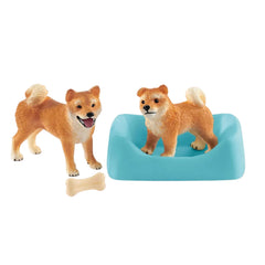 Schleich Shiba Inu Anne ve Yavru