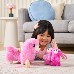 Scruff A Luvs Anne ve Yavrusu Suyla Yıkanıp Açılan Sürpriz Köpek Ailesi Pelüş S3 30192
