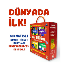 Sincap Kitap Ben Bilirim İngilizce Destekli İlk Kitaplarım Magnetli ve Dokun Hisset Kartlı