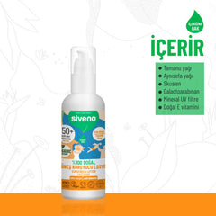 Siveno %100 Doğal All Family Güneş Losyonu SPF 50+