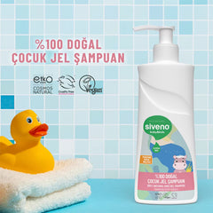 Siveno %100 Doğal Çocuk Jel Şampuan 325ml