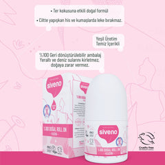 Siveno %100 Doğal Kadınlar İçin Roll-On 50ml
