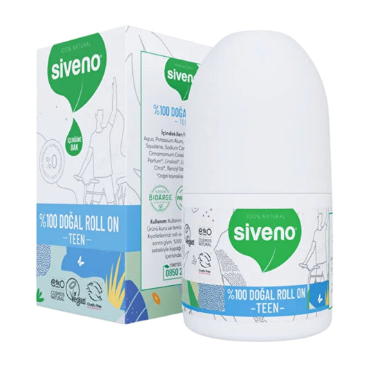 Siveno %100 Doğal Roll-On Teen Blue 50ml