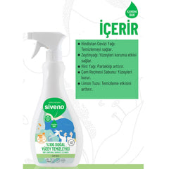 Siveno %100 Doğal Yüzey Temizleyici 500ml