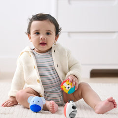 Skip Hop Jungle Beats Bebek Yumurta Çalkalayıcı 3'lü Set