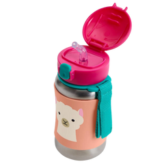 Skip Hop Pipetli Paslanmaz Çelik Suluk Lama 350ml - Welcome Baby