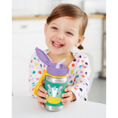 Skip Hop Pipetli Paslanmaz Çelik Suluk Unicorn 350ml