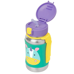 Skip Hop Pipetli Paslanmaz Çelik Suluk Unicorn 350ml - Welcome Baby
