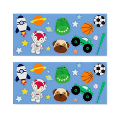 Skip Hop Spark Style Paslanmaz Çelik Stickerlı Suluk Mavi 380ml