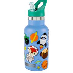 Skip Hop Spark Style Paslanmaz Çelik Stickerlı Suluk Mavi 380ml