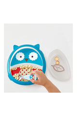 Skip Hop Zoo Kaydırmaz Bölmeli Alıştırma Seti Baykuş