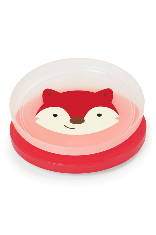 Skip Hop Zoo Kaydırmaz Tabak Seti Tilki 2'li Set