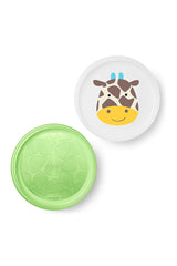 Skip Hop Zoo Kaydırmaz Tabak Seti Zürafa 2'li Set
