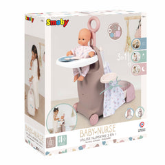 Smoby Baby Nurse 3'ü 1 Arada Oyuncak Bebek Seyahat Seti