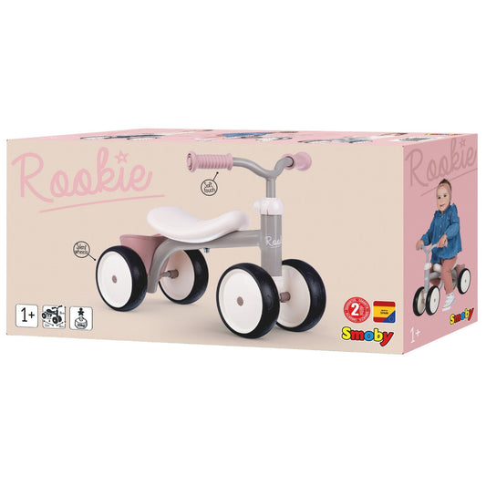 Smoby Rookie 4 Tekerlekli Bisiklet Pembe