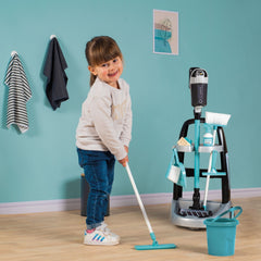 Smoby Rowenta Temizlik Seti Arabası ve Elektrik Süpürgesi