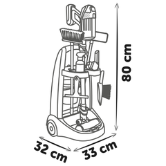 Smoby Rowenta Trolley Ve Dik Süpürge Oyuncağı